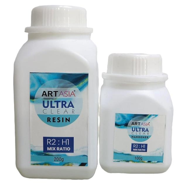 Art Asia Ultra Clear 2:1 Epoxy Art Resin Kit for Art and Craft