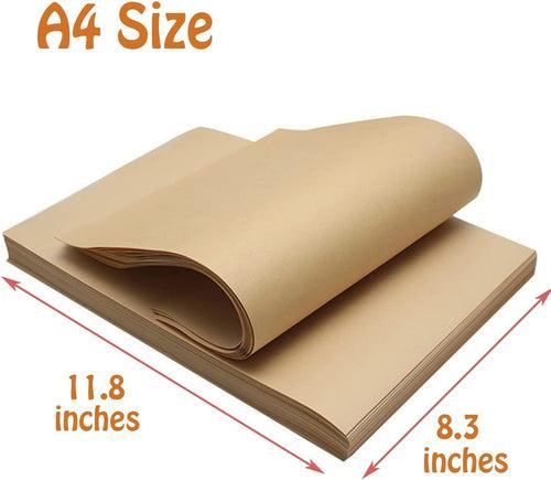 Worison 200 Gsm Kraft/Craft Paper Craft Liner Sheet For DIY Craft (Brown Color) Photo Sheet - Pack Of 20