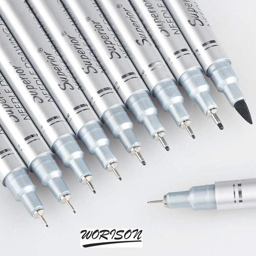 Worison Needle Drawing Pen Set of 8