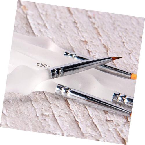 Worison Detail Linear Paintbrush Set of 3 with Transparent Handle