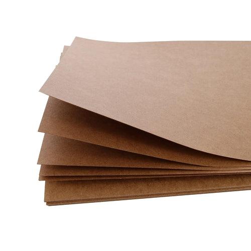 Worison 200 Gsm Kraft/Craft Paper Craft Liner Sheet For DIY Craft (Brown Color) Photo Sheet - Pack Of 20