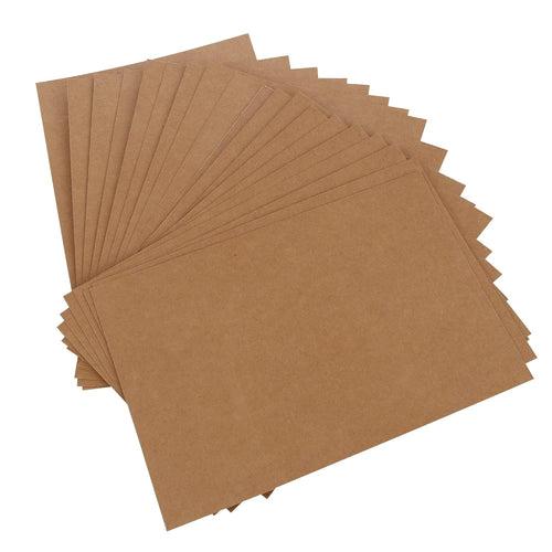 Worison 200 Gsm Kraft/Craft Paper Craft Liner Sheet For DIY Craft (Brown Color) Photo Sheet - Pack Of 20