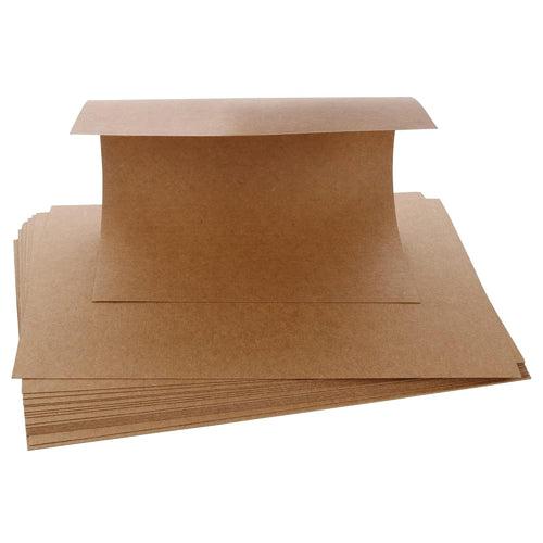 Worison 200 Gsm Kraft/Craft Paper Craft Liner Sheet For DIY Craft (Brown Color) Photo Sheet - Pack Of 20