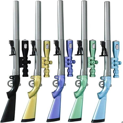 Worison Fancy Gun Shape Gel Pen Set with Luminous Led Light Scope set of 5