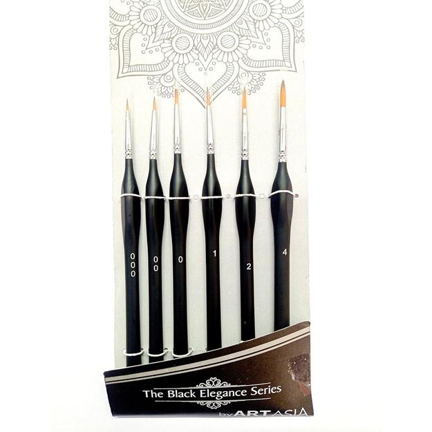 Art Asia Detail Paint Brush Set of 6