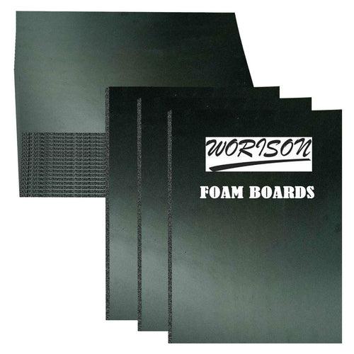 Worison Black A4 Size Set of 6 Craft Foam Board Set 3 mm