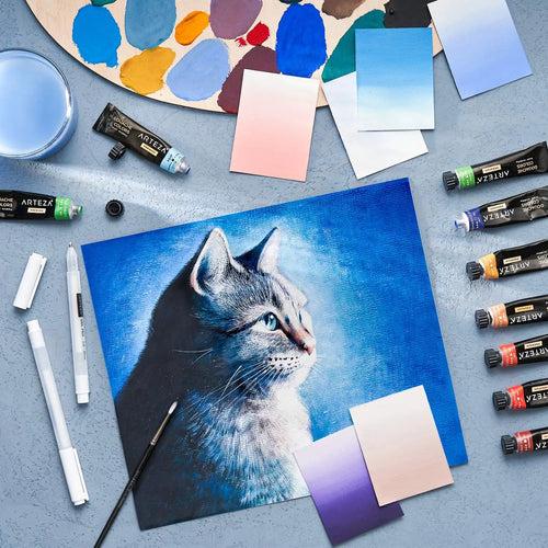 ARTEZA Premium Gouache Colour Paint Set -12ml Tubes