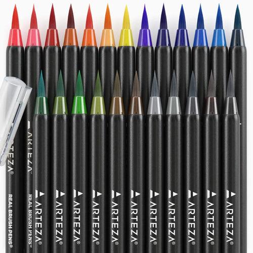 ARTEZA Premium Real Brush Pens Set