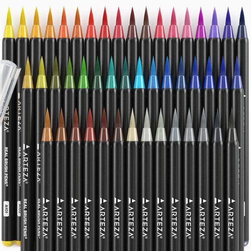 ARTEZA Premium Real Brush Pens Set
