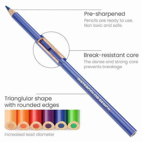 ARTEZA Classic Watercolour Coloured Pencils Set of 48
