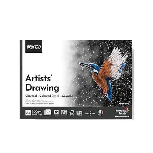 Brustro Artist Drawing Glued Pad A4