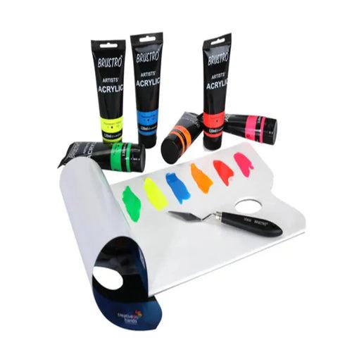 Brustro Artists Acrylic Fluorescent Shades 6 x 120ml