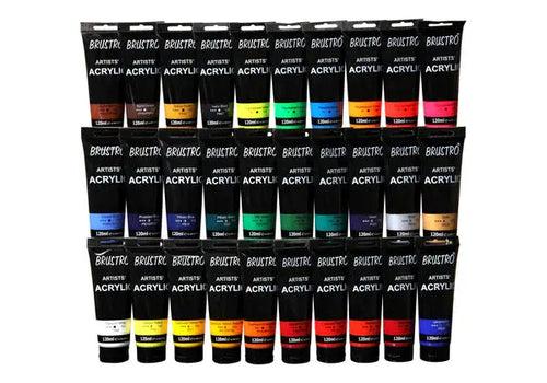 Brustro Artists Acrylic Set 30 X 120ml