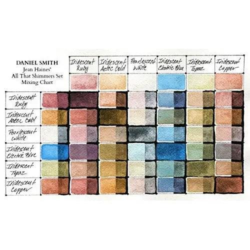 Daniel Smith Jean Haines' All That Shimmers Set of 6 Watercolor Tubes 5 ml