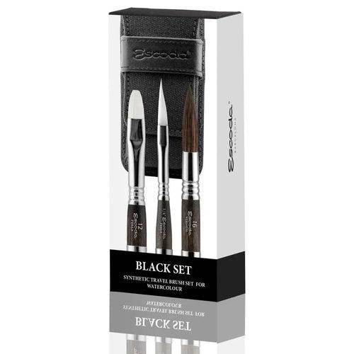 Escoda Synthetic Canvas Travel Brush Sets