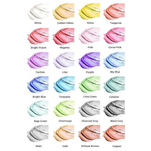 Mont Marte Metallic Acrylic Colour Paint Set Signature 24pc x 36ml