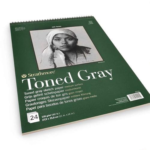 Strathmore 400 Series Toned Gray - Cool Grey Smooth 118 Gsm Paper