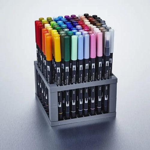Tombow Dual Brush Pen Art Markers 96 Color Set with Desk Stand ( AB-T96C )