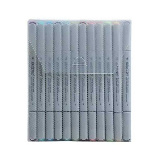 Twin Tip Alcohol Based Marker- Full Range 72 Colours In 6 PP Box Of 12