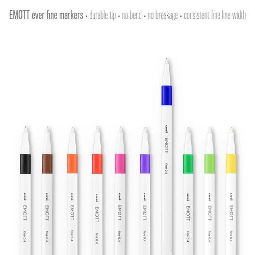 Uniball EMOTT Water Based Pen 5 Colors