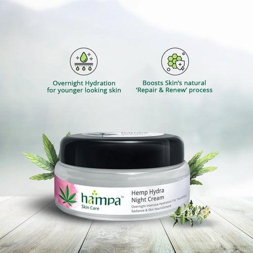 Hampa Hemp Hydra Night Cream, 50ml