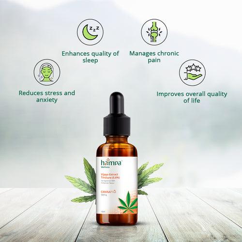 Hampa Vijaya Extract Tincture (5.6%) Cinnamon Flavour 30ml