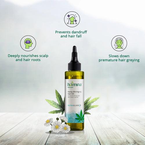 Hampa Hemp Bhringraj Hair Oil