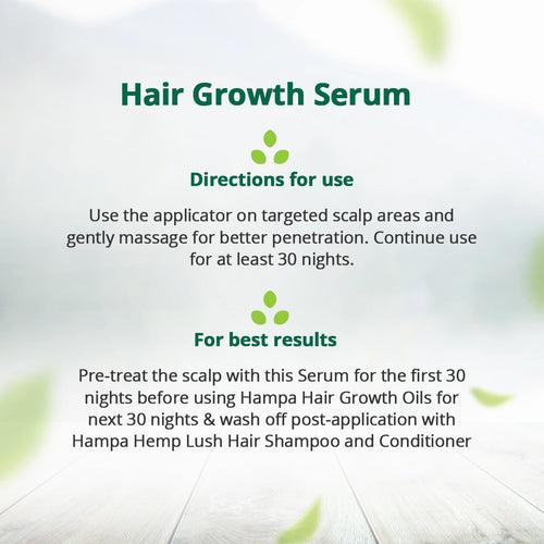 Hampa Hemp Hair Regrowth Serum 100ml+ Hampa Hemp Hair Regrowth Oil 100 ml