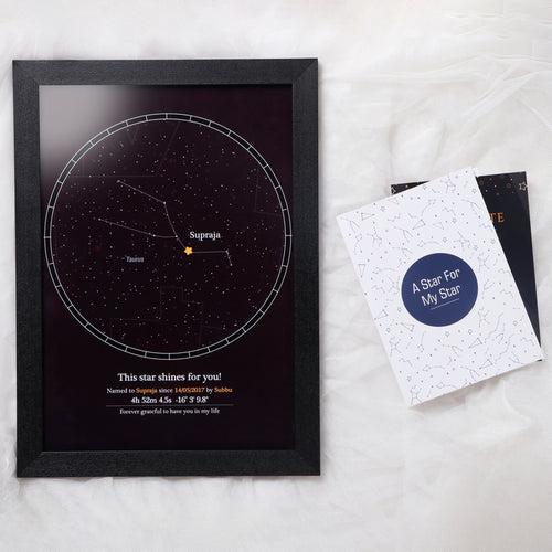 Frame a Star -  A3 With Glass (11.7 x 16.5 inches)