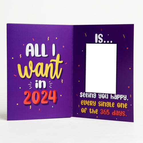 New year Mirror card