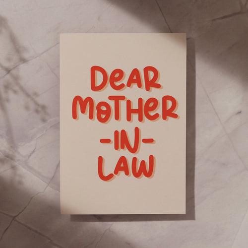 Dear Mother-in-Law