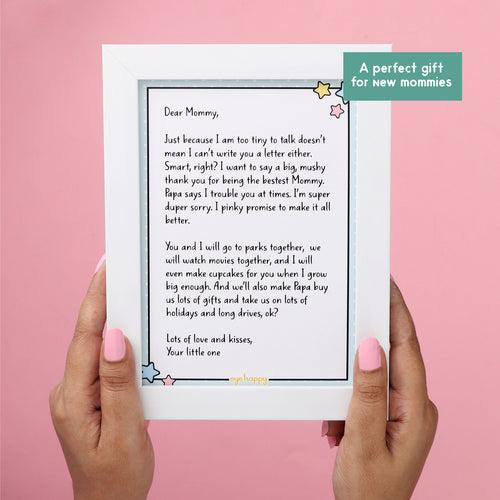 Letter for New Moms ( Frame )