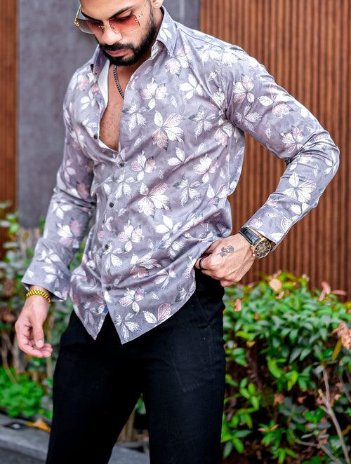 VOZIA Couk Floral Printed Shirt