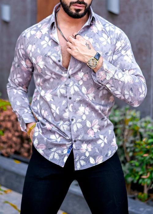 VOZIA Couk Floral Printed Shirt