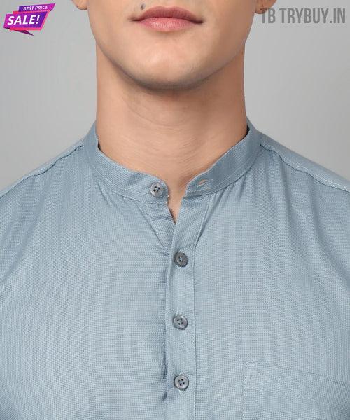 Ethnic Grey Kurta for Men