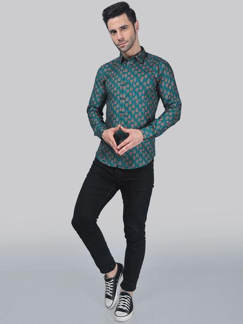 Artistic-modern Men's Printed Shirt