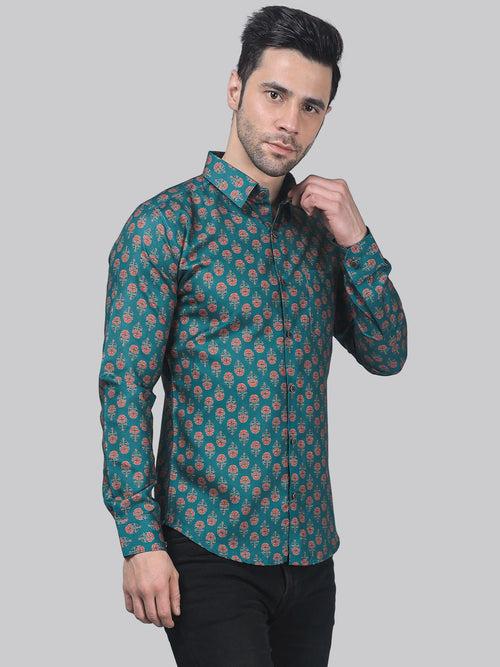 Artistic-modern Men's Printed Shirt