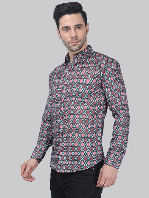 Avant-garde Men's Printed Shirt