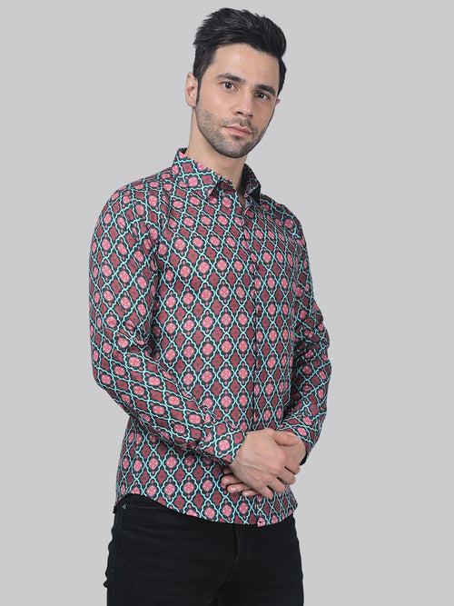 Avant-garde Men's Printed Shirt