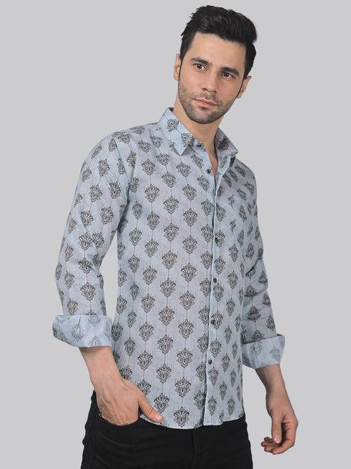 Flamingo Frenzy Men's Printed Shirt