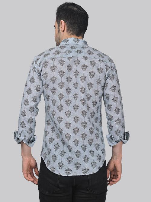 Flamingo Frenzy Men's Printed Shirt