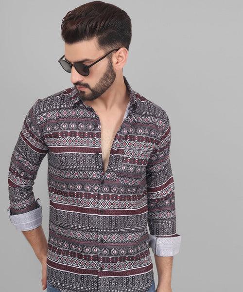 Fusion Men's Printed Shirt