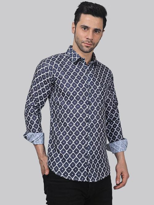 Opulent Men's Printed Shirt