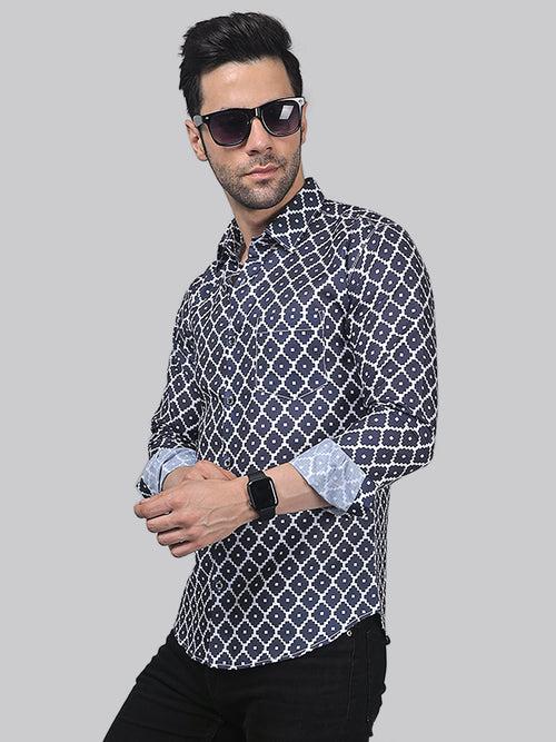 Opulent Men's Printed Shirt