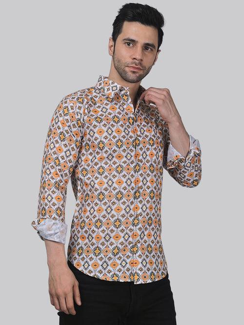 Tropical-luxe Men's Printed Shirt