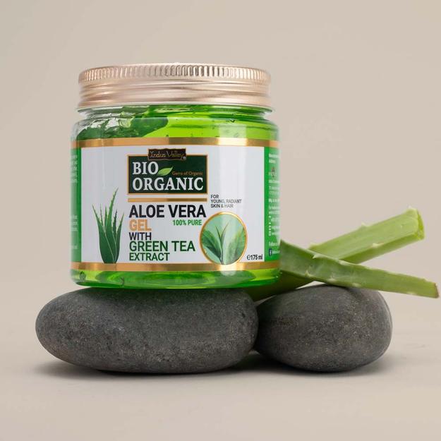 Bio Organic Pure Aloe Vera Gel for Face, Body & Hair - 175ml