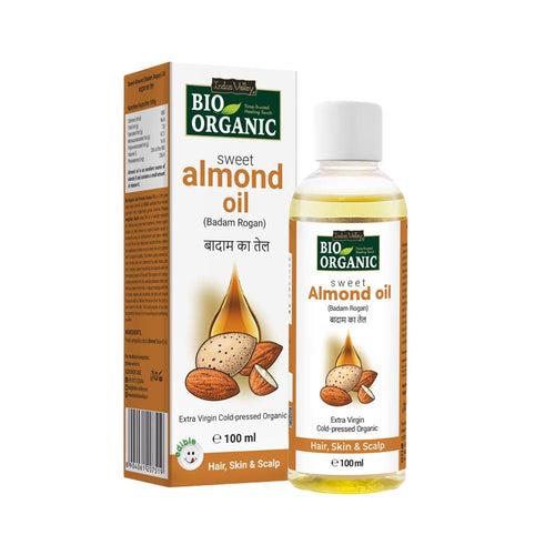 Bio Organic Sweet Almond Oil for Hair and Skin