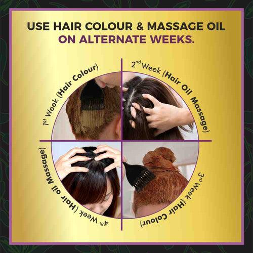 100% Organic Light Brown Hair Colour & Spa with Essential Oils