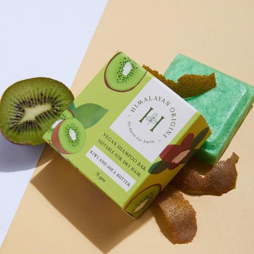 Kiwi Oil and Shea Butter Shampoo Bar (75gm)