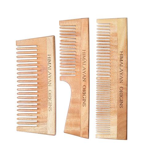 Neem Wood Comb  ( Pack of 3 )